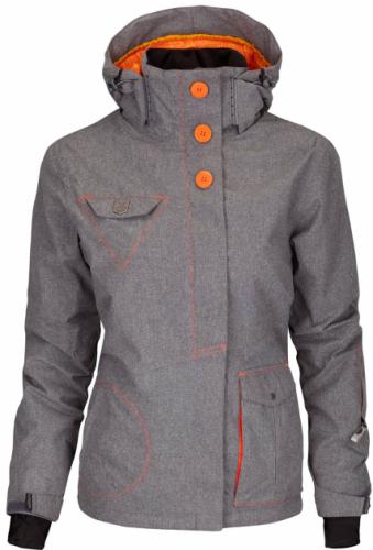 Dmsk zimn bunda WOOX Fine Ladies Jacket Grey